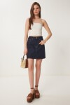 Mini Denim Etek KOYU MAVİ LOK0007