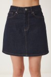 Mini Denim Etek KOYU MAVİ LOK0007