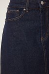 Mini Denim Etek KOYU MAVİ LOK0007