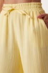 Oversize Müslin Gömlek Pantolon Takım SARI LSA0014