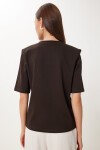 Vatkalı İnterlok Tshirt ACI KAHVE LUS0085