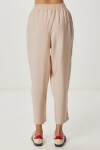 Kolsuz Bluz Pantolon Takım KOYU KREM LMC0058