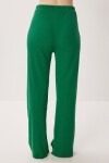 Askılı Crop Fitilli Örme Pijama Takımı KOYU YEŞİL LRN0018