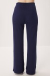 Askılı Crop Fitilli Örme Pijama Takımı LACİVERT LRN0018