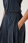 Askılı Dökümlü Modal Tulum ANTRASİT LUB0153