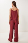 Askılı Modal Bluz Pantolon Takım BORDO LRV0108