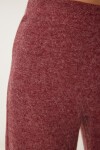 Geniş Paça Rahat Yumoş Pantolon BORDO LUB0073
