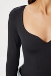 Kalp Yaka Polyamid Body SİYAH LUB0264