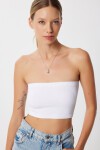 Straplez Fitilli Örme 2li Paket Büstiyer LİLA BEYAZ LUB0211