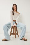 Ajurlu Mevsimlik Triko Bluz KEMİK LYY0092