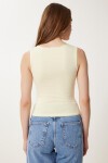 Dantel Detaylı Örme Bodysuit SARI LZV0016