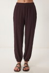 Halter Yaka Bluz Pantolon Krinkıl Takım MÜRDÜM LFW0027