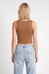 2’li Paket Basic Crop Viskon Bluz BİSKÜVİ KREM LRN0012