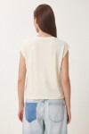 2’li Paket Basic Viskon T-shirt SİYAH EKRU LRN0043