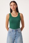 3lü Fitilli Kalın Askılı Örme Atlet YEŞİL LACİVERT KİREMİT LRN0060