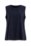 3’lü Gömlek Bluz Pantolon Gabardin Takım LACİVERT LBY0071