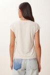 3’lü Paket Basic Viskon T-shirt SİYAH HAKİ EKRU LRN0044