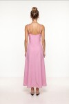 Askılı Basic Yazlık Elbise PEMBE LNT0043