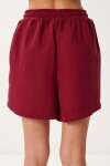 Cepli Müslin Şort BORDO LMX0011