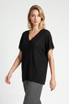 Dantelli Oversize Mevsimlik Triko Bluz SİYAH LYY0145