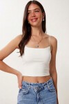 İp Askılı 2li Paket Örme Büstiyer BEYAZ BEJ LDI0001