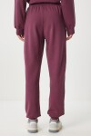 Kapüşonlu Sweatshirt Jogger Oversize Örme Eşofman Takımı BORDO LPYS003