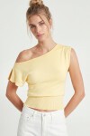 Kayık Yaka Bluz SARI LUB0359