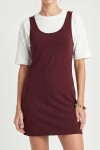 Mini T-shirt Elbise İkili Modal Takım MÜRDÜM LNT0040