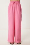 Müslin Palazzo Pantolon PEMBE LMX0008