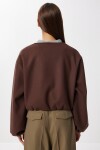 Soft Kaşe Bomber Ceket KAHVERENGİ LUB0248