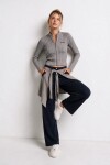 Gömlek Bağlama Detaylı Tencel Pantolon LACİVERT LBY0074