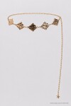Deniz Yıldızı Motifli Metal Zincir Kemer GOLD LKM0016