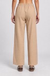 Geniş Paça Mevsimlik Gabardin Pantolon LATTE LNZ0003