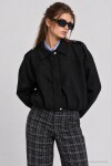 Kadife Dokulu Premium Selection Bomber Ceket SİYAH LBY0097