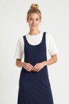T-shirt Elbise İkili Modal Takım LACİVERT LNT0038
