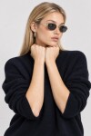 Yün Karışımlı Oversize Triko Kazak 4270 LACİVERT LKİ0062